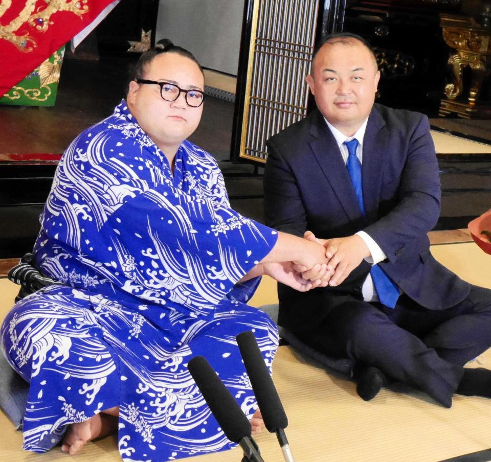 丹治 二十歳すぐで新十両昇進 転機は若隆景の付き人経験「ここぞの集中力が異常」 大相撲秋場所番付構成会議