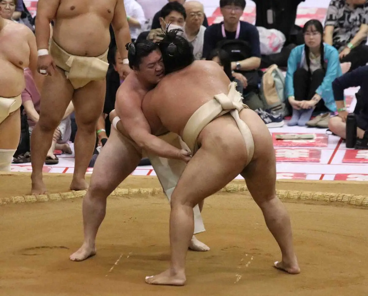 【大相撲夏巡業仙台場所】時疾風 地元で奮闘6番 大声援「ありがたい」 同郷の張本兄妹から刺激