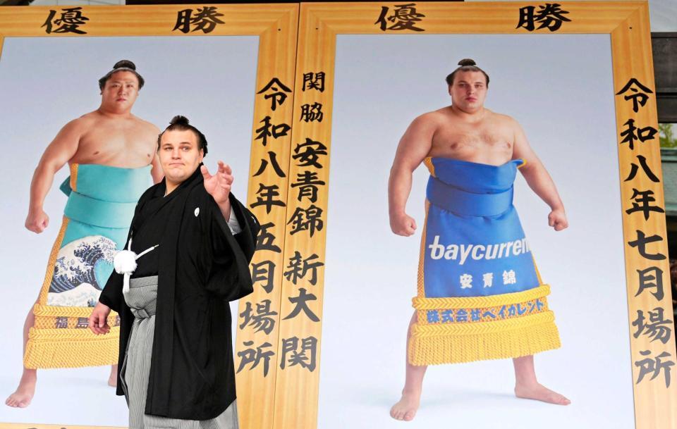 安青錦 「本割で」２場所連続Ｖ狙う 左足万全でなくとも「やれること全部やった」関取と相撲取る稽古はなし