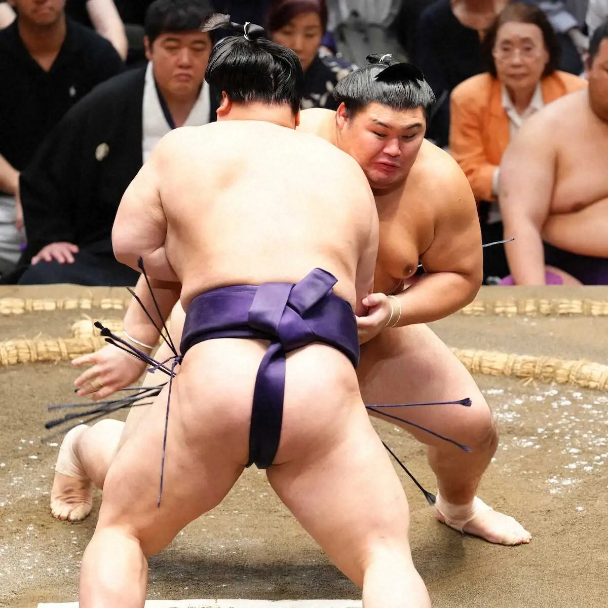 横綱・大の里、天敵・義ノ富士を初撃破「いろいろ反省だらけだったので」持ち味発揮「明日からもしっかり」