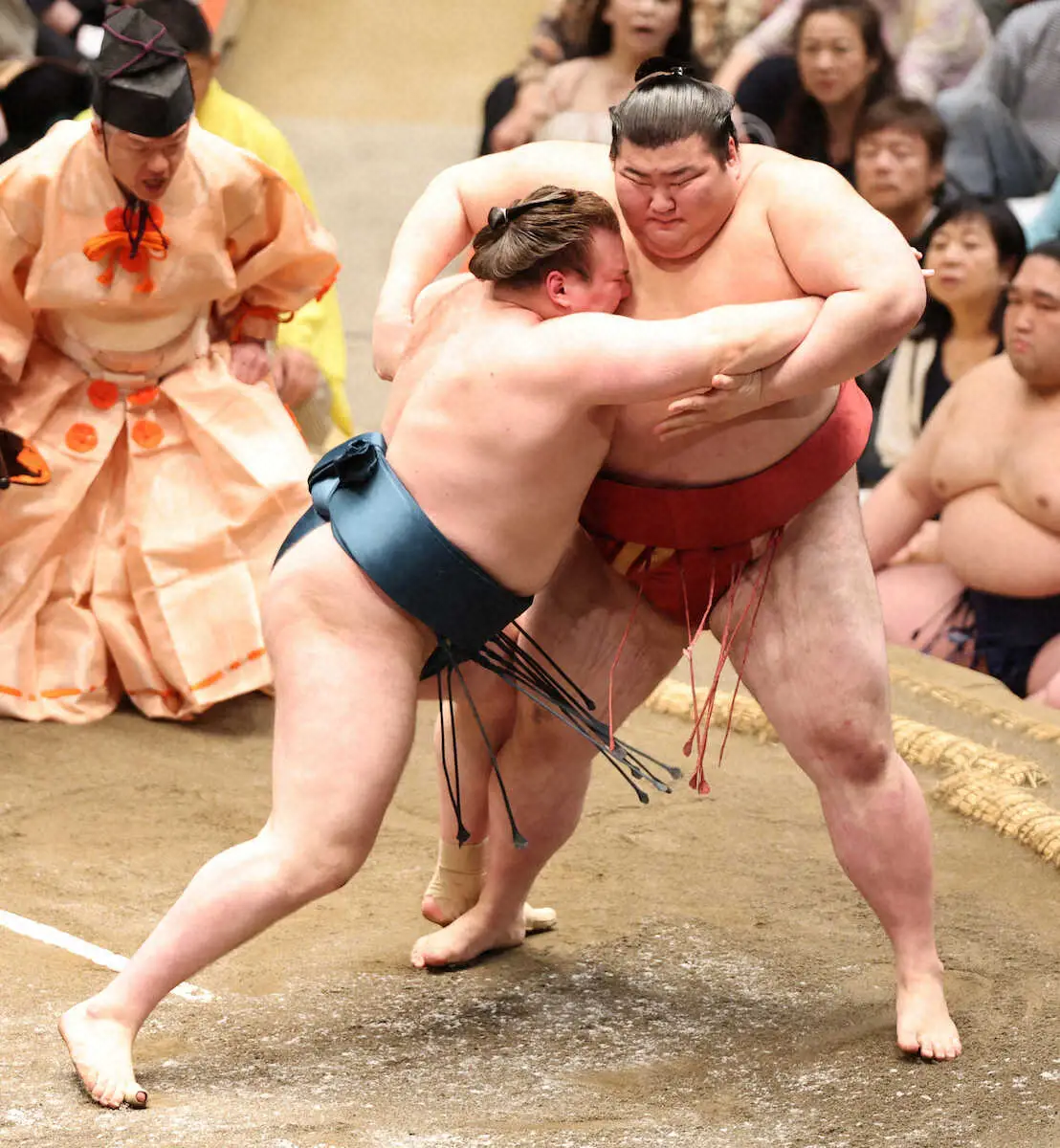 安青錦 連敗3で止めた 攻め続けて力強く寄り切り「自分らしく相撲を取れて良かった」