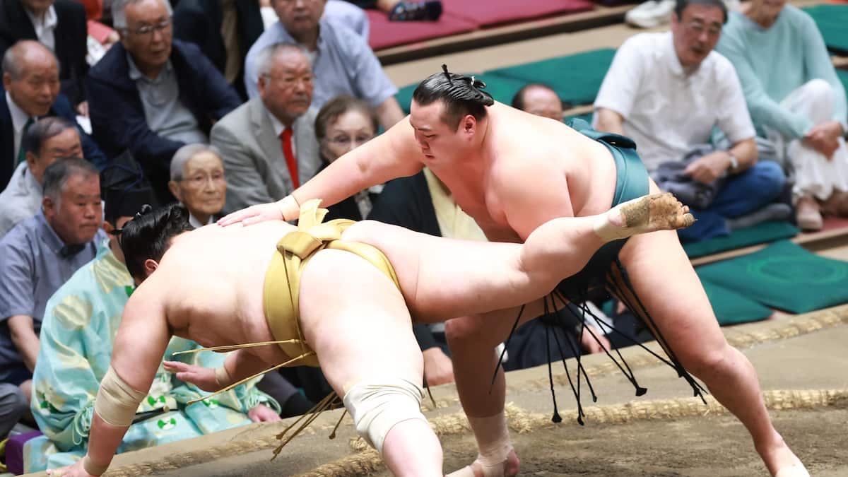 北の若が十両優勝 ともえ戦で輝、嘉陽下す／秋場所