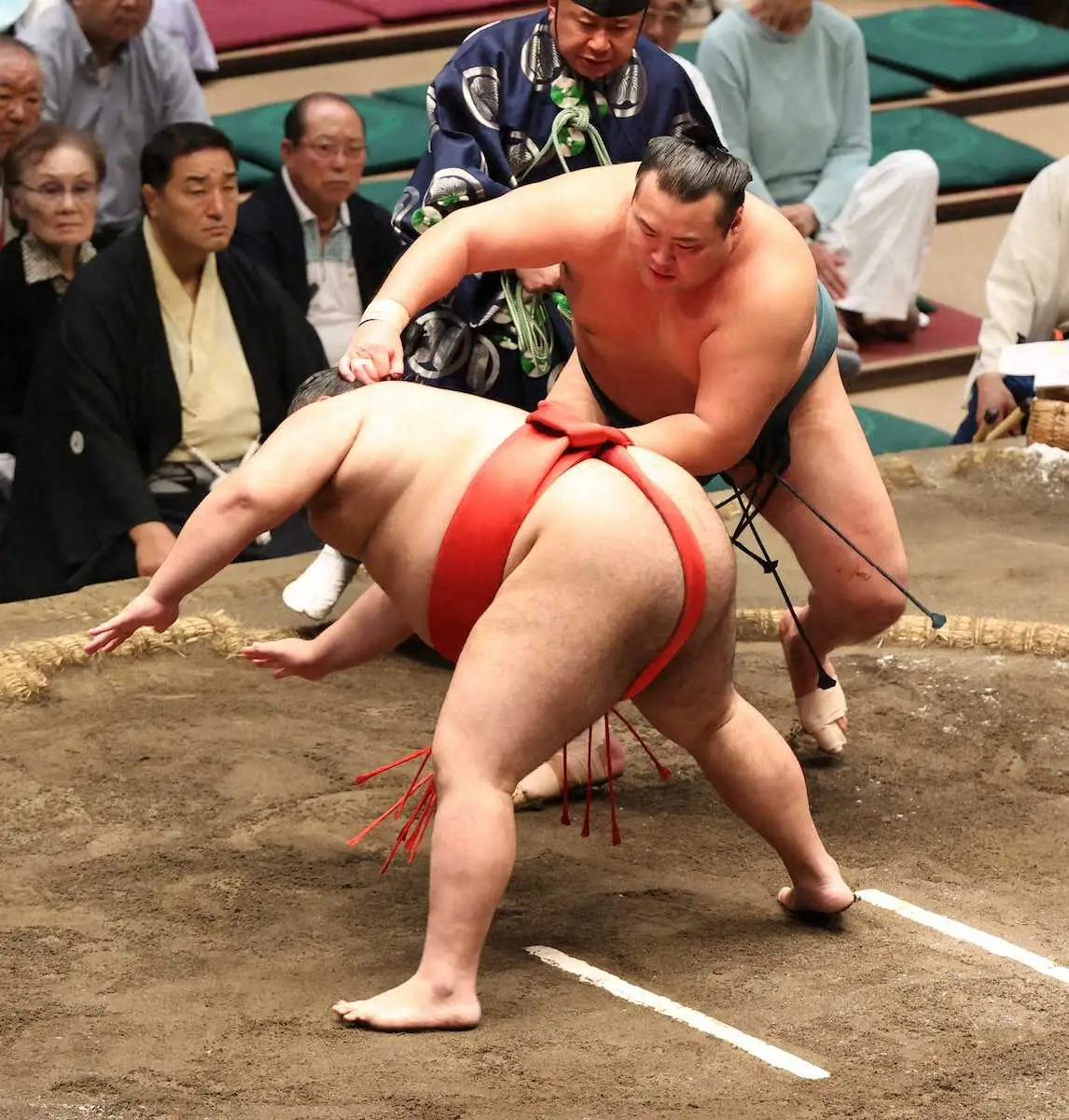 北の若 巴戦制し十両V 来場所再入幕濃厚「強い相手と当たれるのが楽しみ」