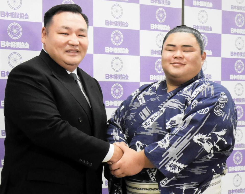 竜鳳が新十両昇進 所要８場所のスピード出世「素直にうれしい」 音羽山親方は序ノ口から育てた弟子が初めて新十両に