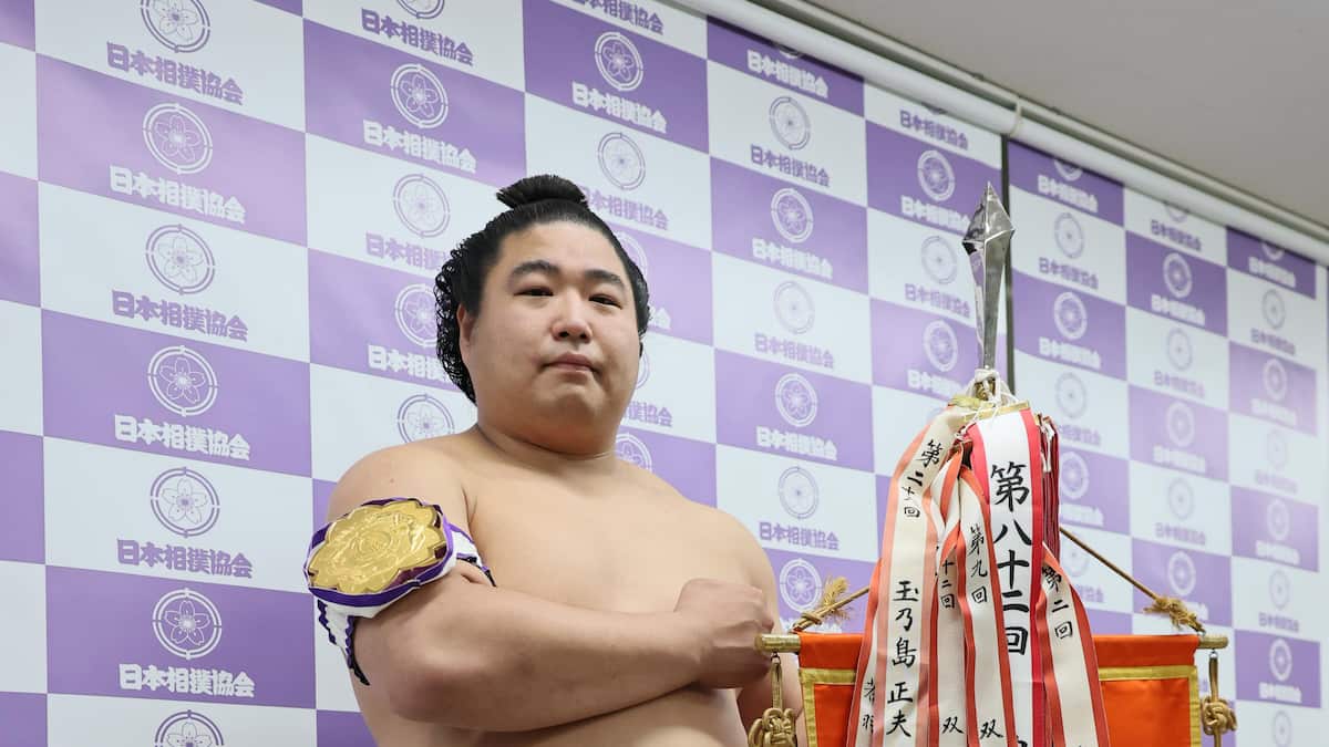 若元春在33岁生日当天首次夺冠「我能行吗…」／全日本力士选拔赛