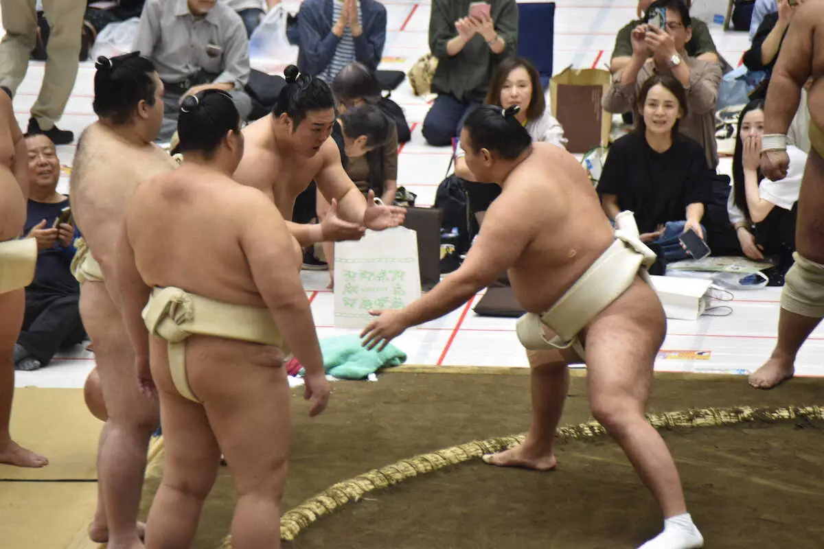 【大相撲金沢巡業】6年ぶりに関取で凱旋した十両・炎鵬が感慨「やってきてよかった」