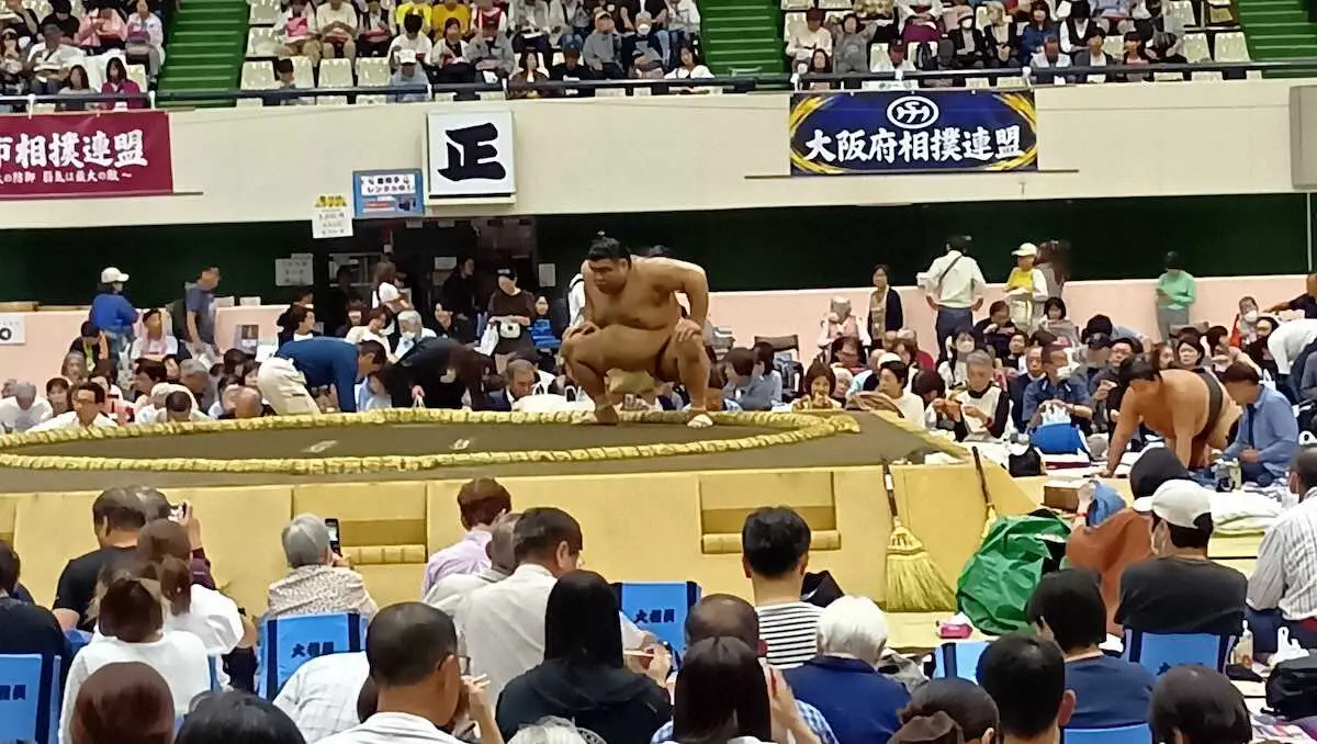 高安 明石巡業で1人居残りトレ 幕内最年長が30分間シコ、すり足