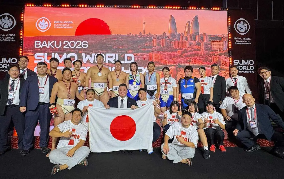 【相撲世界選手権】女子中量級の福里愛美が初出場で金メダル 軽重量級の石井さくらは2年ぶり王座奪還